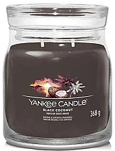 Scented Candle in Jar 'Black Coconut', 2 wicks - Yankee Candle Black Coconut — photo N1