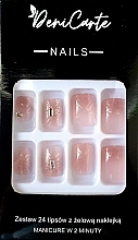 Fragrances, Perfumes, Cosmetics Square Nail Tips, 24 pcs. - Deni Carte Nails 7165