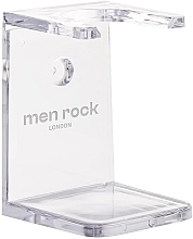 Shaving Brush Stand - Men Rock Clear Drip Stand — photo N1