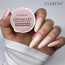 Builder Gel - Claresa Soft & Easy Builder Gel UV/LED Gold Prosecco — photo N3