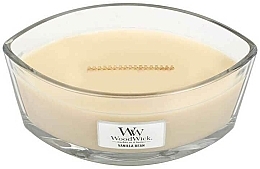 Scented Candle in Glass - Woodwick Candle Ellipse Jar Vanilla Bean — photo N4