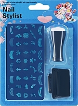 Fragrances, Perfumes, Cosmetics Stamp Set, blue 014 - PRC Nail Stylist 014