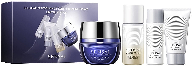 Set - Sensai Cellular Performance (cr/40 ml + mousse/30 ml + oil/30 ml + soap/30 ml) — photo N1