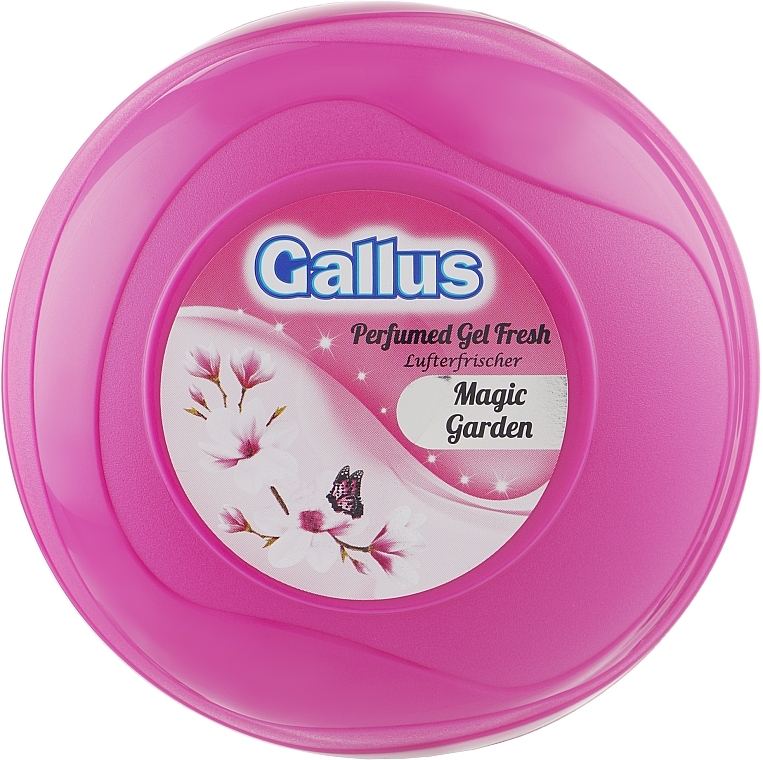 Gel Air Freshener "Magic Garden" - Gallus Perfumed Gel Fresh Magic Garden — photo N1