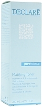 Fragrances, Perfumes, Cosmetics Mattifying Antiseptic Lotion - Declare Pure Balance Matifying & Astringent Toner