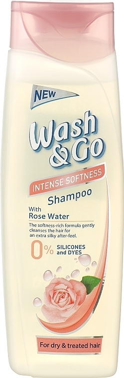 Rose Water Shampoo for Intense Hair Softening - Wash&Go — photo N1