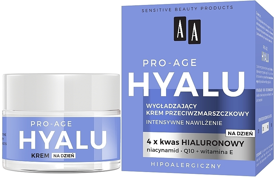 Smoothing Anti-Wrinkle Day Cream - AA Cosmetics Hyalu Pro-Age — photo N1