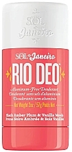 Fragrances, Perfumes, Cosmetics Deodorant Stick - Sol De Janeiro Rio Deo Aluminum-Free Deodorant Cheirosa