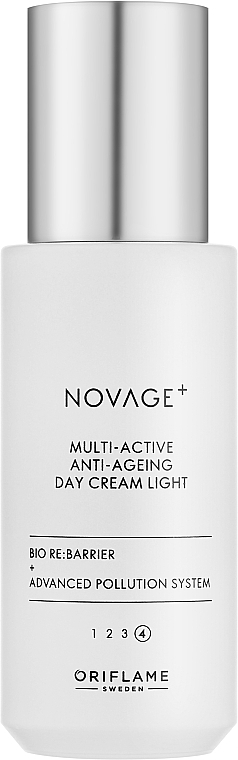 Lightweight Multi-Active Day Face Cream - Oriflame Novage+ Multi-Active Anti-Ageing Day Cream Light — photo N3