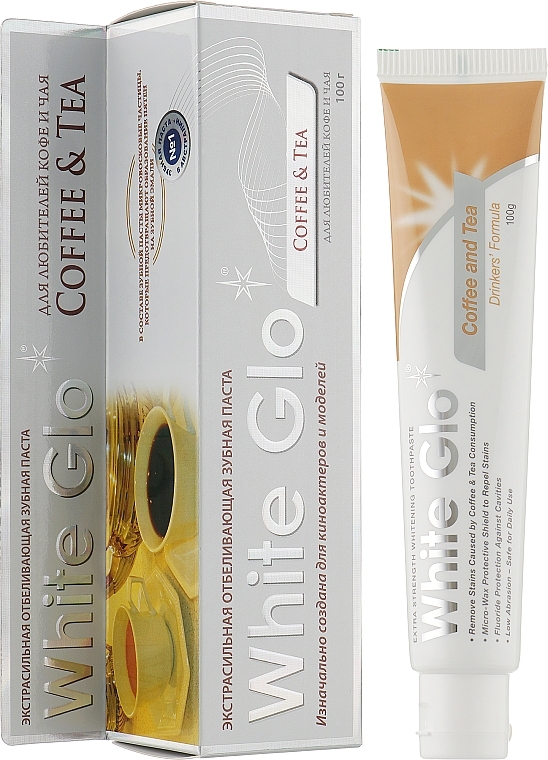 Whitening Toothpaste "For Coffee & Tea Lovers" - White Glo Coffee & Tea — photo N4