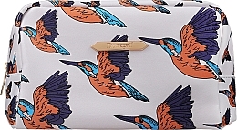 Fragrances, Perfumes, Cosmetics Cosmetic Bag, 4852, birds, grey - Donegal