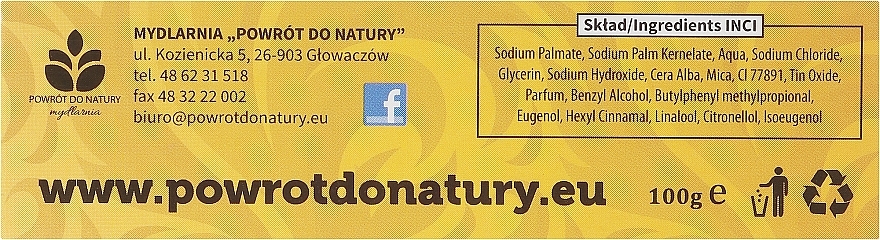 Natural Soap "Beeswax" - Powrot do Natury Natural Soap Beeswax — photo N3