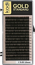 Gold Standard C 0.05 False Eyelashes (16 rows: 10 mm) - Kodi Professional — photo N1
