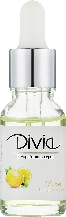 Lemon Cuticle Oil - Divia Cuticle Oil Lemon Di1634 — photo N1