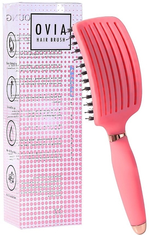 Hair Brush 'Ovia Fuchsia BV' - Sister Young Hair Brush — photo N2