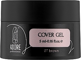 Fragrances, Perfumes, Cosmetics Camouflage Nail Gel - Adore Professional Cover Gel