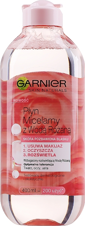 Micellar Water with Rose Water - Garnier Skin Naturals Rose — photo N2