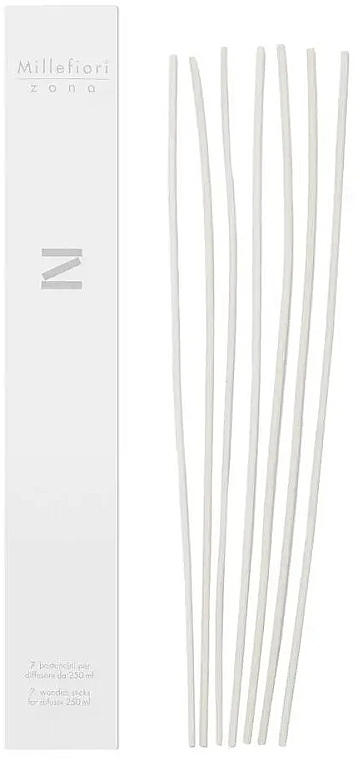 Aroma Diffuser Sticks 250 ml - Millefiori Milano Zona White Sticks — photo N3