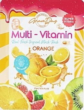 Fragrances, Perfumes, Cosmetics Orange Sheet Mask - Grace Day Multi-Vitamin Orange Mask Pack