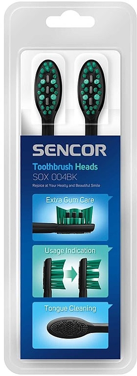 Electric Toothbrush Heads, SOX004BK, - Sencor Toothbrush Heads — photo N4