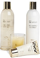 Bundle - IDC Institute Scented Bath Gold (sh/gel/240ml + b/lot/240ml + b/scrub/30ml + candle/1pcs) — photo N2