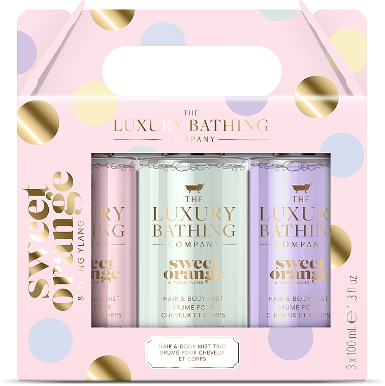 Set - Grace Cole The Luxury Bathing Temping Trio Set (h/b/spray/100ml*3) — photo N1