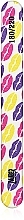 Fragrances, Perfumes, Cosmetics Narrow Colored Nail File, lips 180/220, 03-013A - Zauber