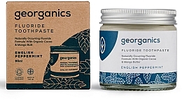 Natural Fluoride Toothpaste "Peppermint" - Georganics Fluoride Toothpaste Peppermint — photo N2