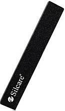 Fragrances, Perfumes, Cosmetics Nail File 100/180, wide, black - Silcare