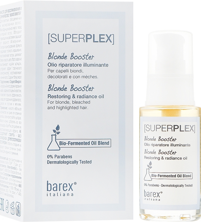 Repairing Hair Shine Oil - Barex Superplex — photo N3