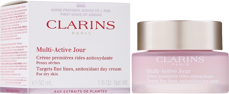 Day Cream for Dry Skin - Clarins Multi Active Antioxidant Day Cream For Dry Skin — photo N2