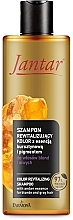 Fragrances, Perfumes, Cosmetics Amber Essence Shampoo for Blonde & Grey Hair - Farmona Jantar Color Revitalizing Shampoo