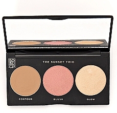 Makeup Palette - Sosu by SJ The Sunset Trio Palette Contour Blush Glow — photo N1