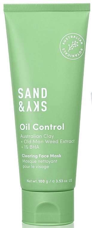 Face Mask - Sand & Sky Oil Control Clearing Face Mask — photo N5