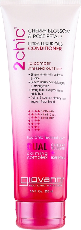 Cherry Blossom & Rose Petals Conditioner - Giovanni 2 Chic Ultra-Luxurious Cherry Blossom Rose Petals — photo N6