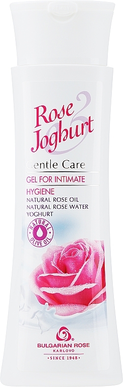 Intimate Hygiene Gel - Bulgarian Rose Rose & Joghurt Gel For Intimate Hygiene — photo N1