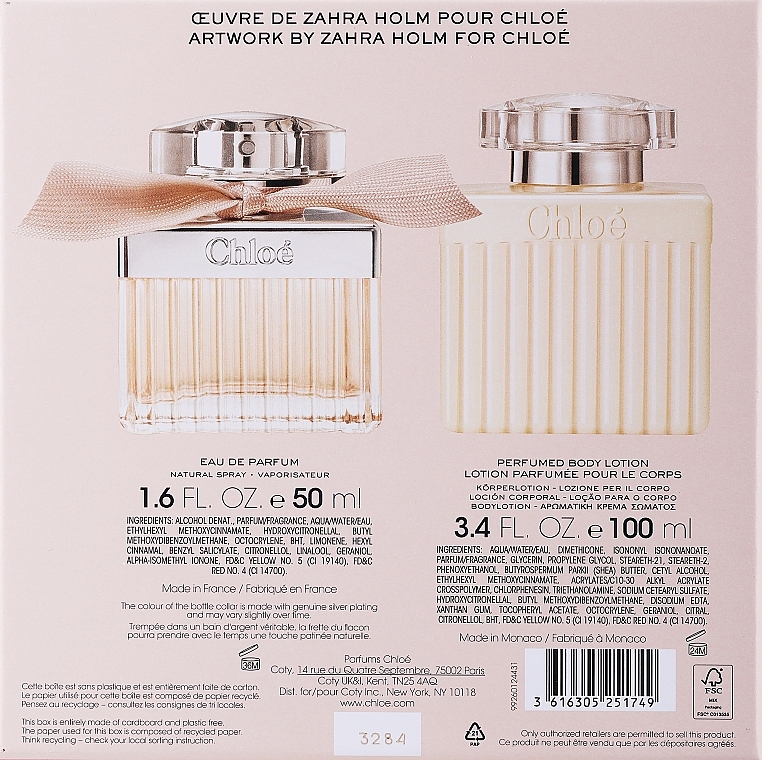 Chloé - Set (edp/50ml + b/lot/100ml) — photo N4