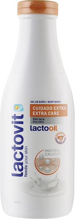 Shower Gel with Almond Oil - Lactovit Shower Gel — photo N1