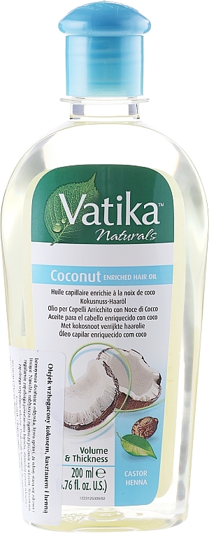 Coconut Hair Oil - Dabur Vatika Coconut Hair Oil — photo N1