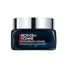 Fragrances, Perfumes, Cosmetics Men Face Mask - Biotherm Homme Force Supreme Black Mask