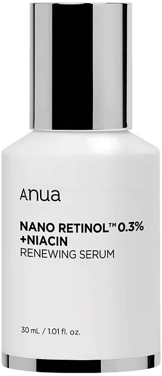 Refreshing Niacin Powder - Anua Nano Retinol 0.3% + Niacin Renewing Serum — photo N1