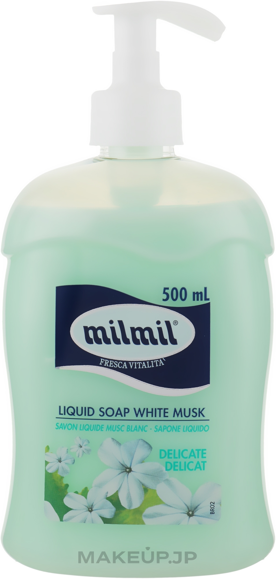 White Musk Liquid Soap, with dispenser - Mil Mil — photo 500 ml