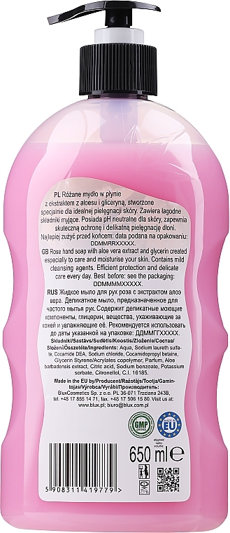 Liquid Rose & ALoe Vera Hand Soap - Naturaphy Rose & Aloe Vera Hand Soap — photo N2