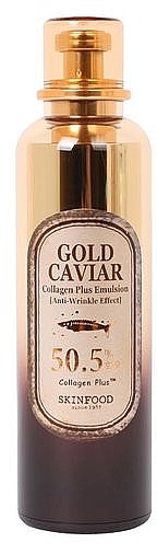 Face Elixir - SkinFood Gold Caviar Collagen Plus Emulsion — photo N1