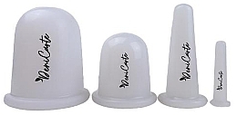 Silicone Face & Body Cups, 37170, white, mix - Deni Carte — photo N1