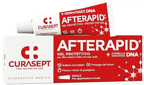 Protective Oral Gel for Ulcers & Minor Wounds - Curaprox Curasept Afterapid Protective Gel — photo N1