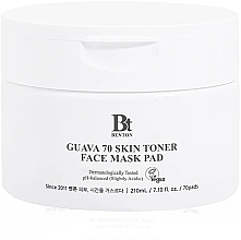 Fragrances, Perfumes, Cosmetics Soothing Toner Pad - Benton Guava 70 Skin Toner Face Mask Pad