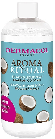Brazilian Coconut Liquid Soap - Dermacol Aroma Ritual Brazilian Coconut Relaxing Liquid Soap (refill) — photo N1
