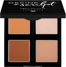 Makeup Palette - Avon Define Sculpt Face Palette — photo N1