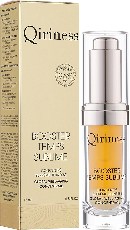 Anti-Aging Face Lifting Booster Concentrate - Qiriness Booster Temps Sublime Ultimate Anti-Age Concentrate — photo N2